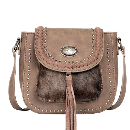 M/W Trinity Ranch Hair-On Leather Collection Brown