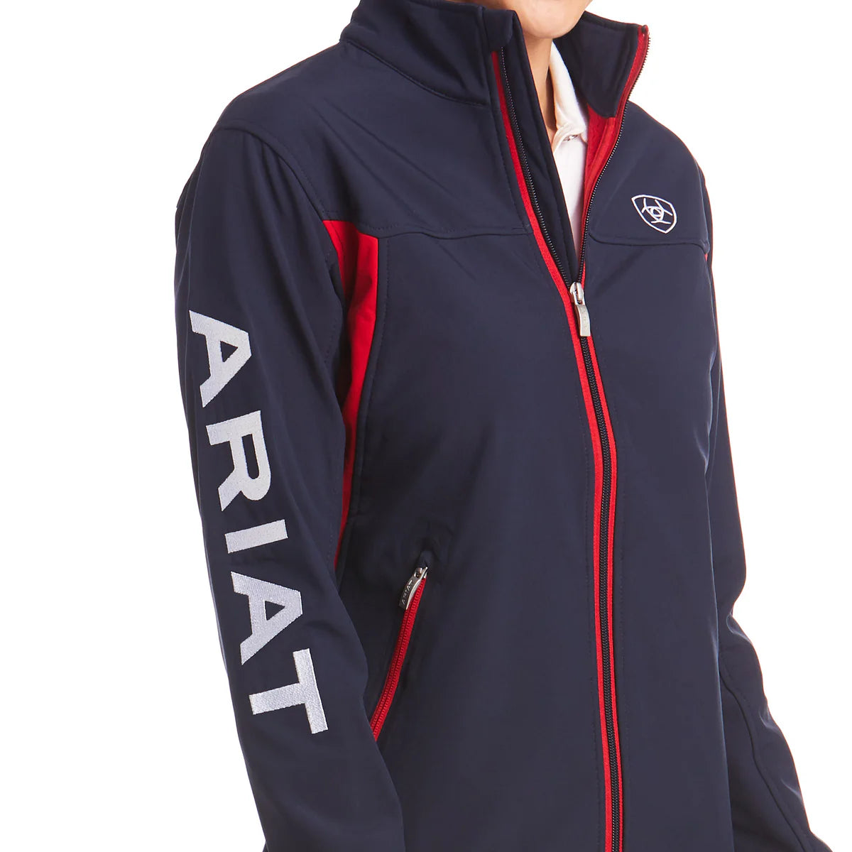 Ariat Ladies New Team Softshell Jacket Navy