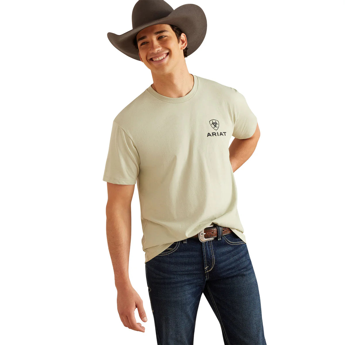 Ariat Lights T-Shirt - Dersert Sage Heather
