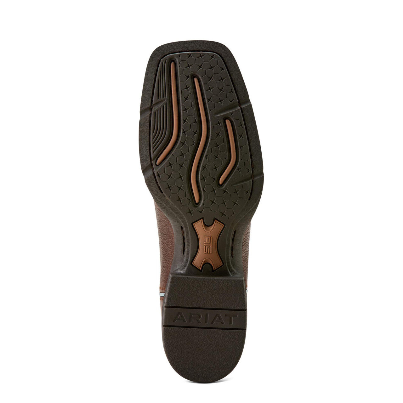 Ariat Women's Round up Filly Western Boot - Oiled Teak / Loyal Blue