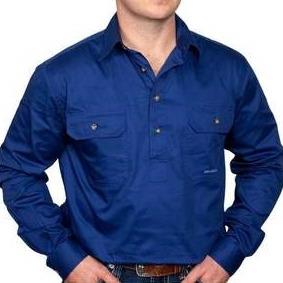 J/Country CAMERON 1/2Button Cobalt