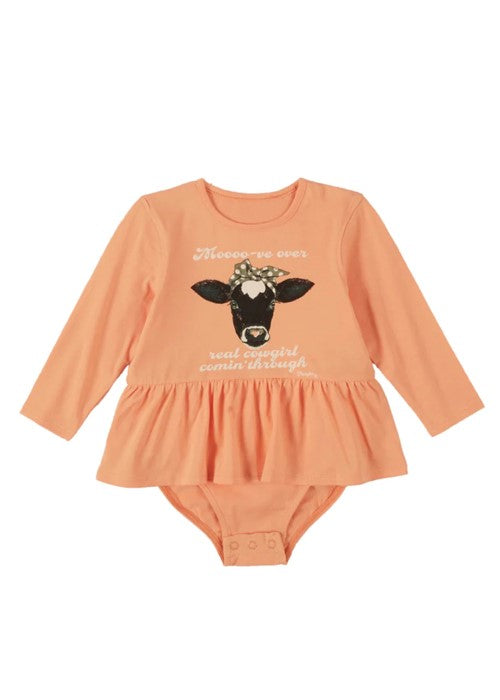 Wrangler Q Baby Girls L/S Knit Bodysuit