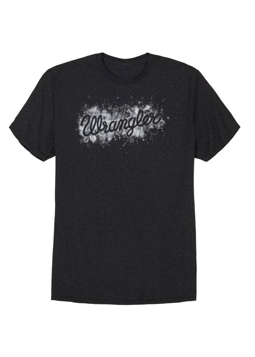 Wrangler Mens Q Splatter Logo S/S Tee