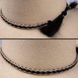 Hat Band - Natural Horse Hair - 3/8"- Assorted Colors