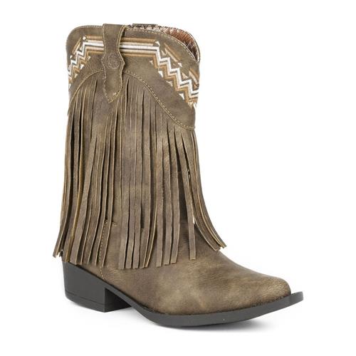 Roper Kids Fringes Brown Boot