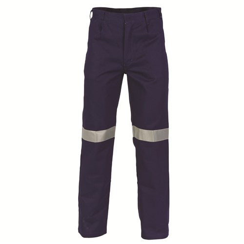 DNC Cotton Drill Pants With CSR R/Tape - Navy
