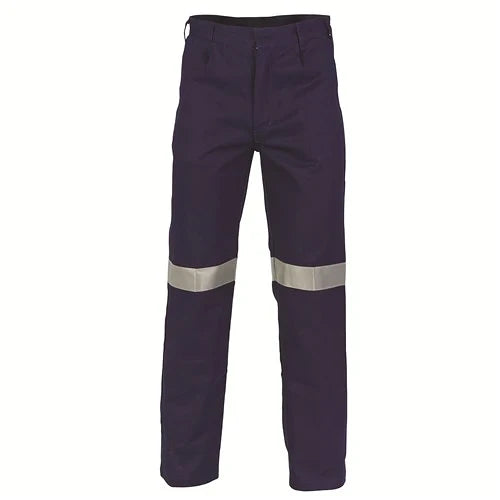 DNC Lightweight Cotton Cargo Pants with CSR R/Tape - Navy