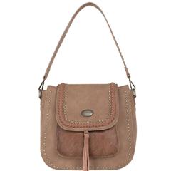Trinity Ranch Hair-On Collection Crossbody Bag Brown