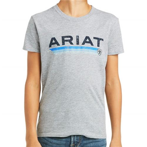 Ariat Boy Underline Tee Athletic Heather