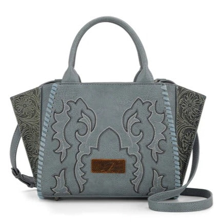 Wrangler Embroidered Tote Bag - Blue