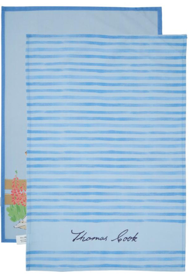 Thomas Cook tea towel Light Blue