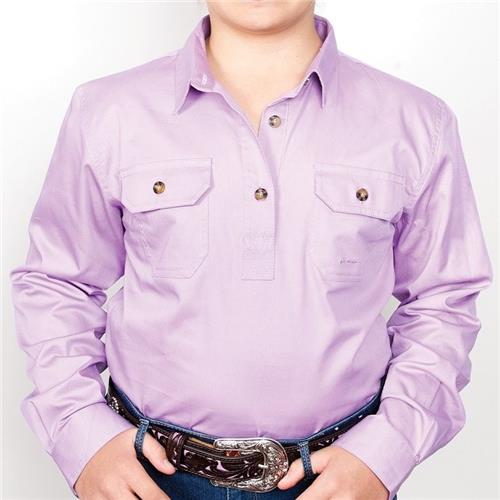 Just Country Kenzie Workshirt Girls Orchid
