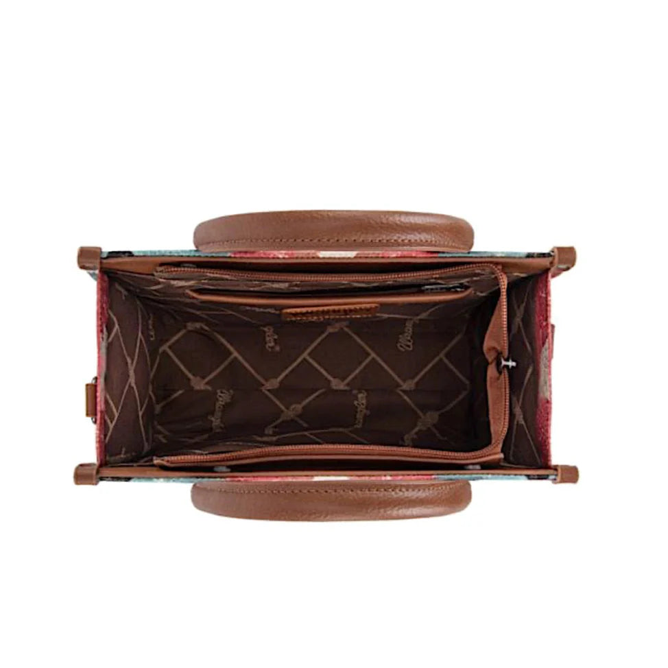 Wrangler Zena Aztec Crossbody Bag - Pink