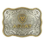 Ariat Logo Antique Silver & Gold Buckle