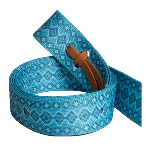 Mustang EzyRide Latigo Nylon Near side Turquoise