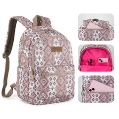 Wrangler Aztec Print Backpack -Light Coffee