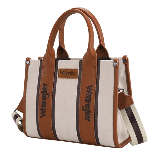 Wrangler Contrast Logo Crossbody Bag - Tan/Natural
