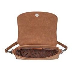 Montana West Hair-On Cowhide Mini Shoulder Bag/Crossbody/Clutch-Brown