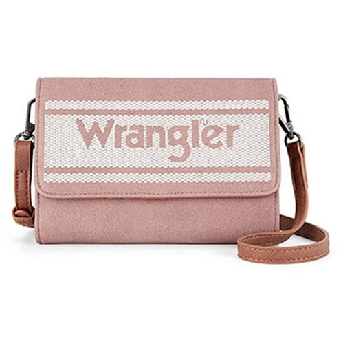 Wrangler Sierra Logo Crossbody Bag - Pink
