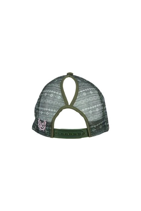 Wrangler Women's Piper HP Ponytail Trucker Cap