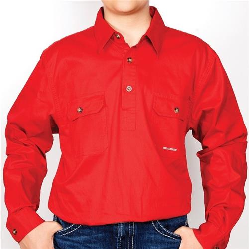 Just Country Boy Lachlan Workshirt CHILLI