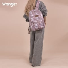 Wrangler Aztec Print Backpack -Light Coffee