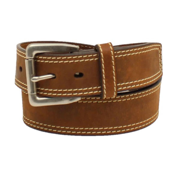 Ariat Single Piece Belt 1-1/2" Medium Brown