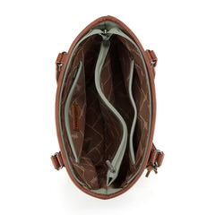 Wrangler Logo Waxed Canvas Tote - Green