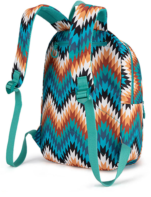 Wrangler Aztec Print Backpack -Turquoise