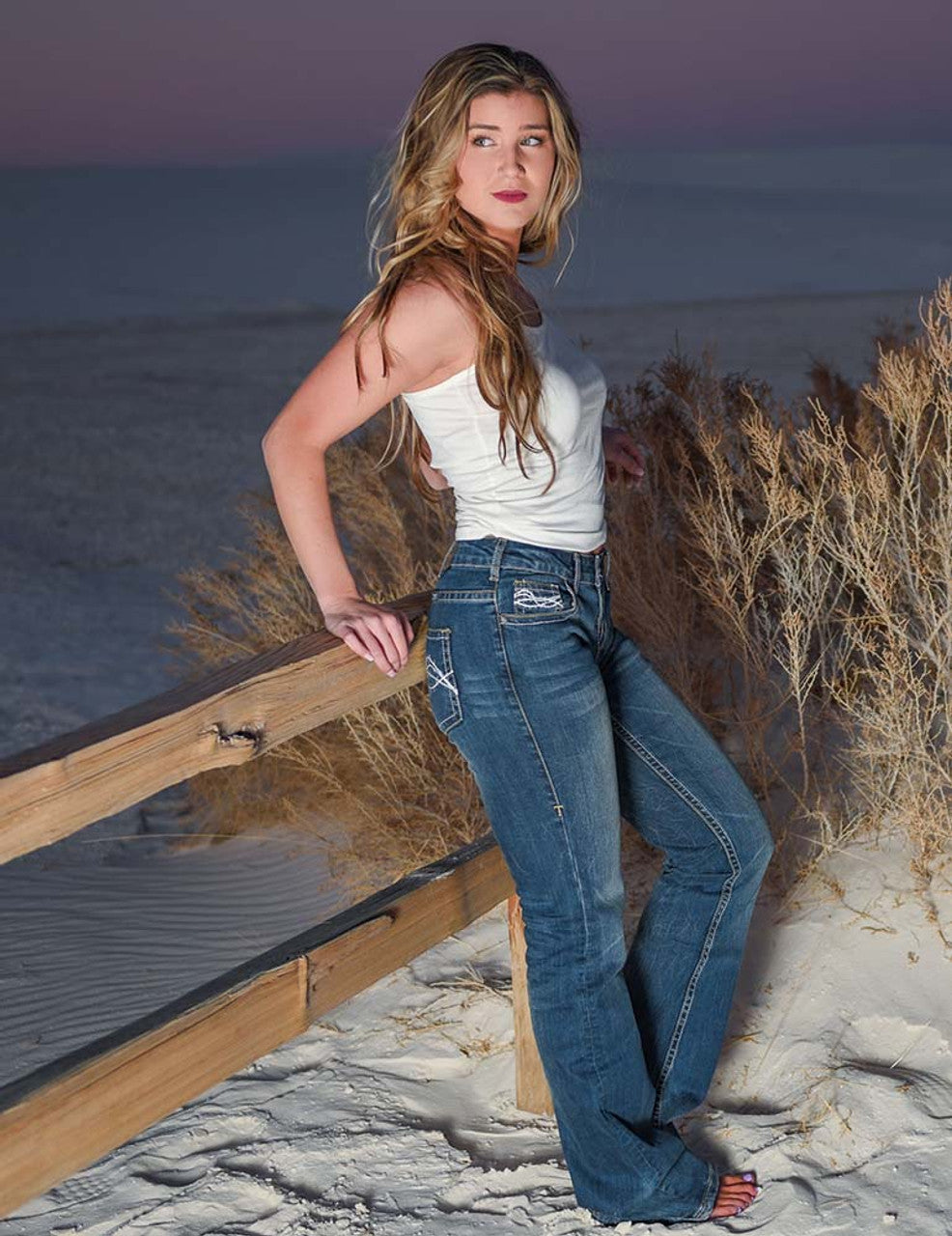 Cowgirl Tuff Jeans - Don't Fence me in