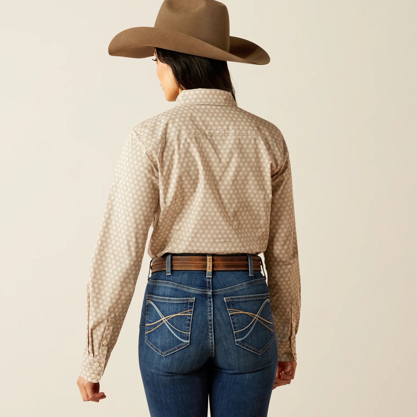 Ariat women's Kirby Stretch Button Down Shirt - Caidan Sea Spray