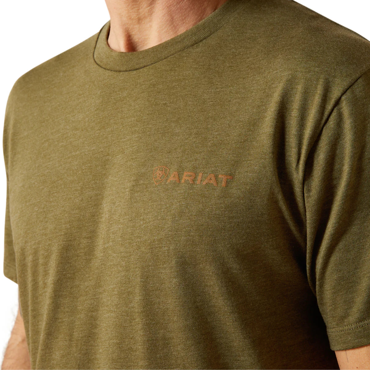Ariat Men's Ropers Seal SS Tee - Military Heather