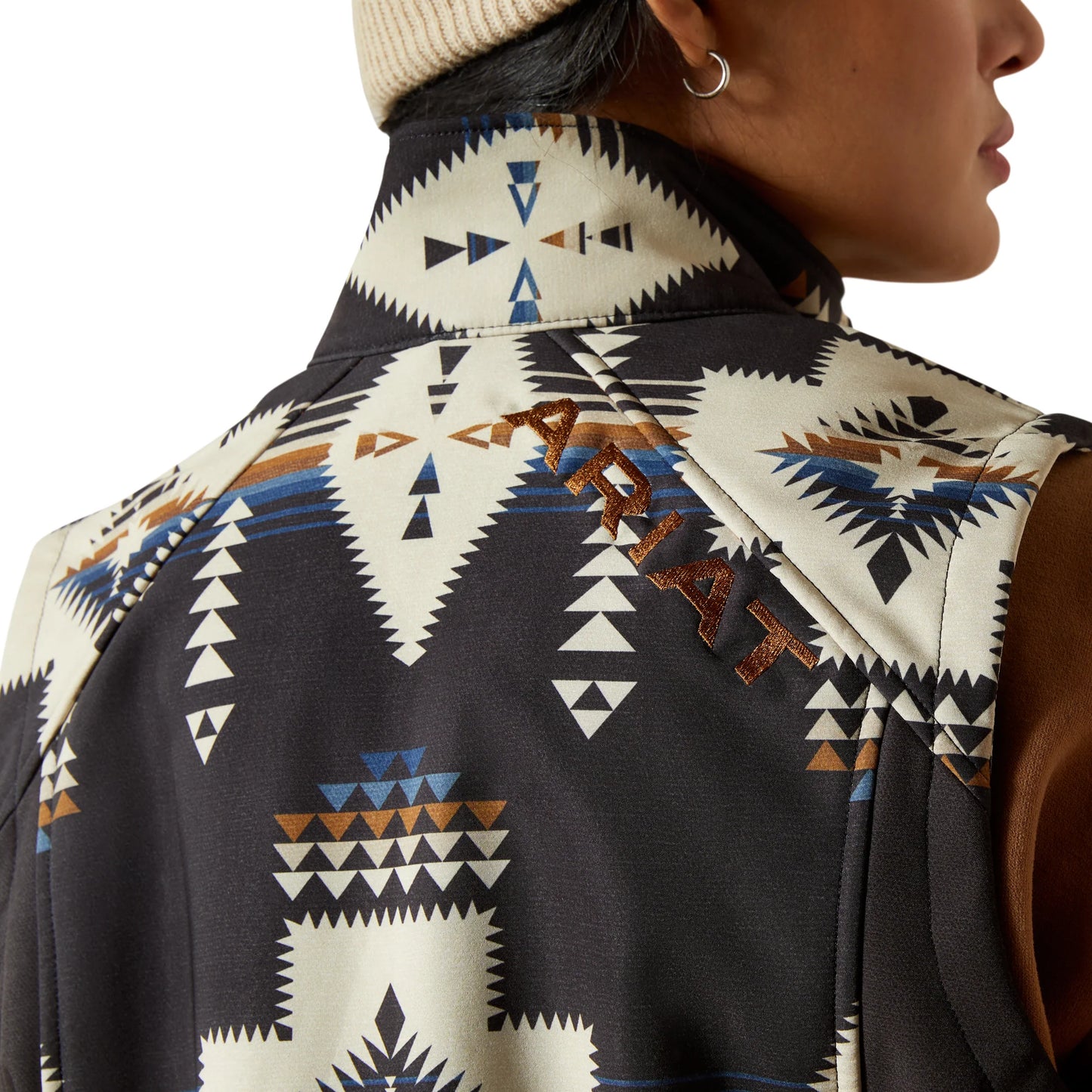 Ariat Ladies Logo Thornstone Print Softshell Vest