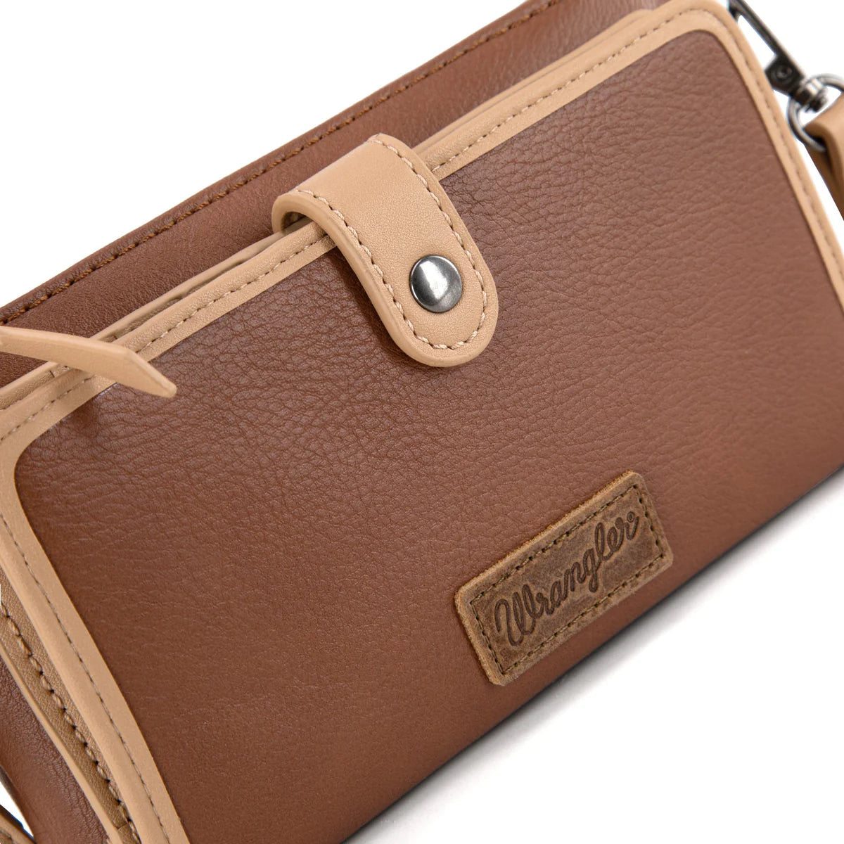 Wrangler Crossbody Wallet Cardholder - Brown