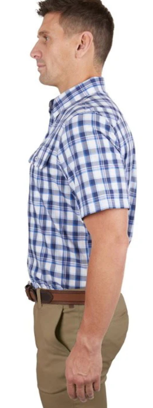 Thomas Cook Mens Luke 2-Pocket S/S Shirt - Navy/Blue