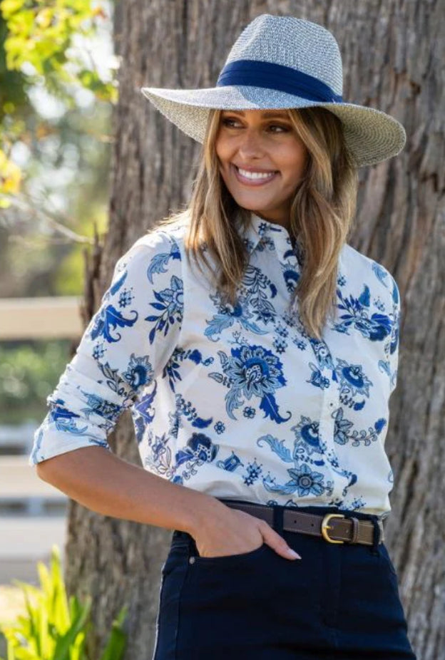 Thomas Cook Madison Hat - Navy/Ivory