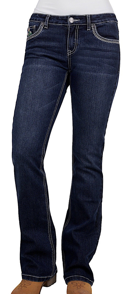 Pure Western Zoe Boot Cut Jean 34 Leg