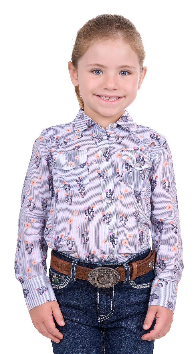 Pure Western Girls Mavis L/S Shirt