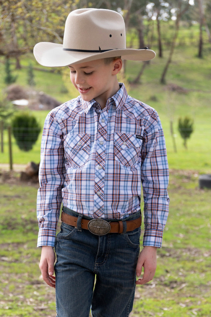 Pure Western Boys Lucas L/S Shirt