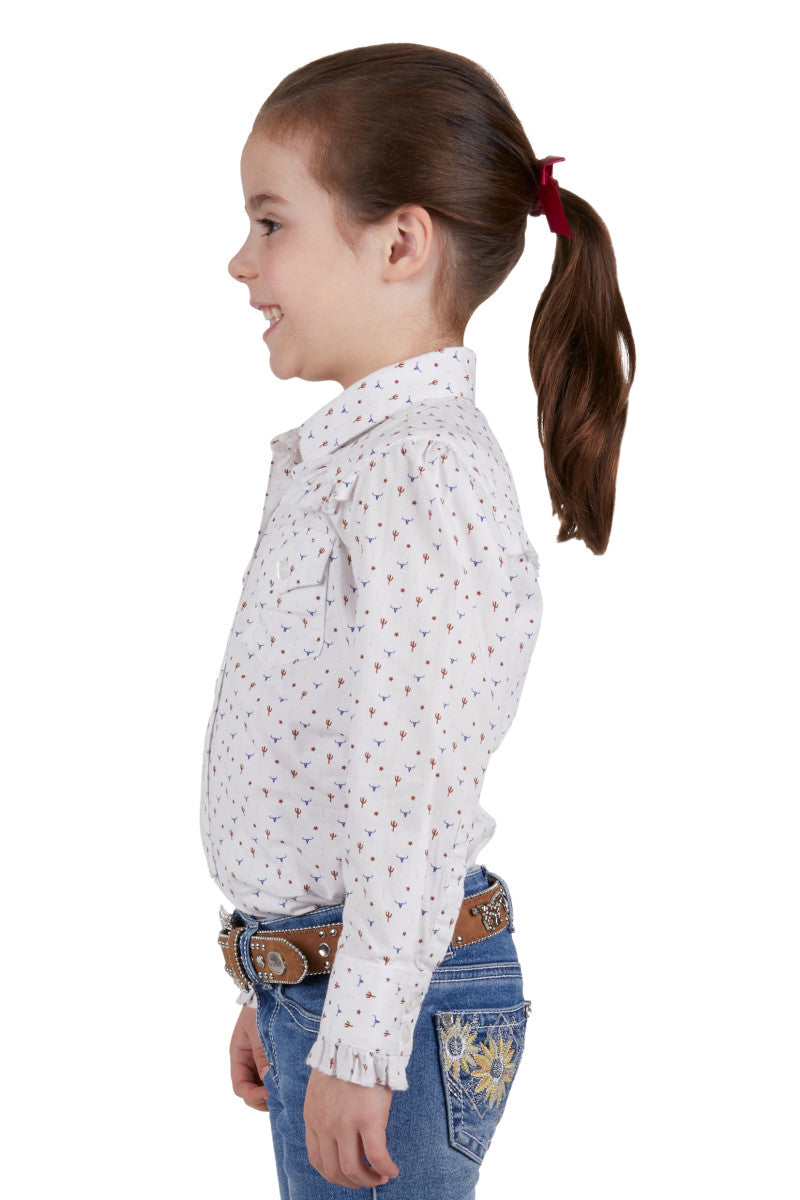 Pure Western Girls Clara L/S Shirt