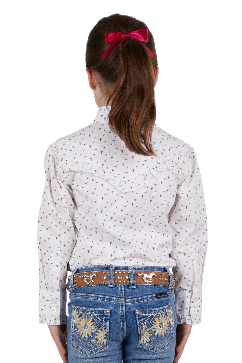 Pure Western Girls Clara L/S Shirt
