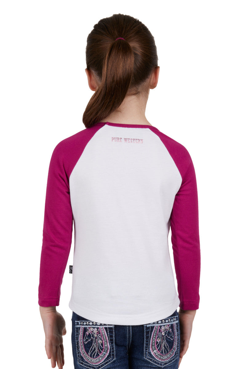 Pure Western Ela L/S Raglan Tee