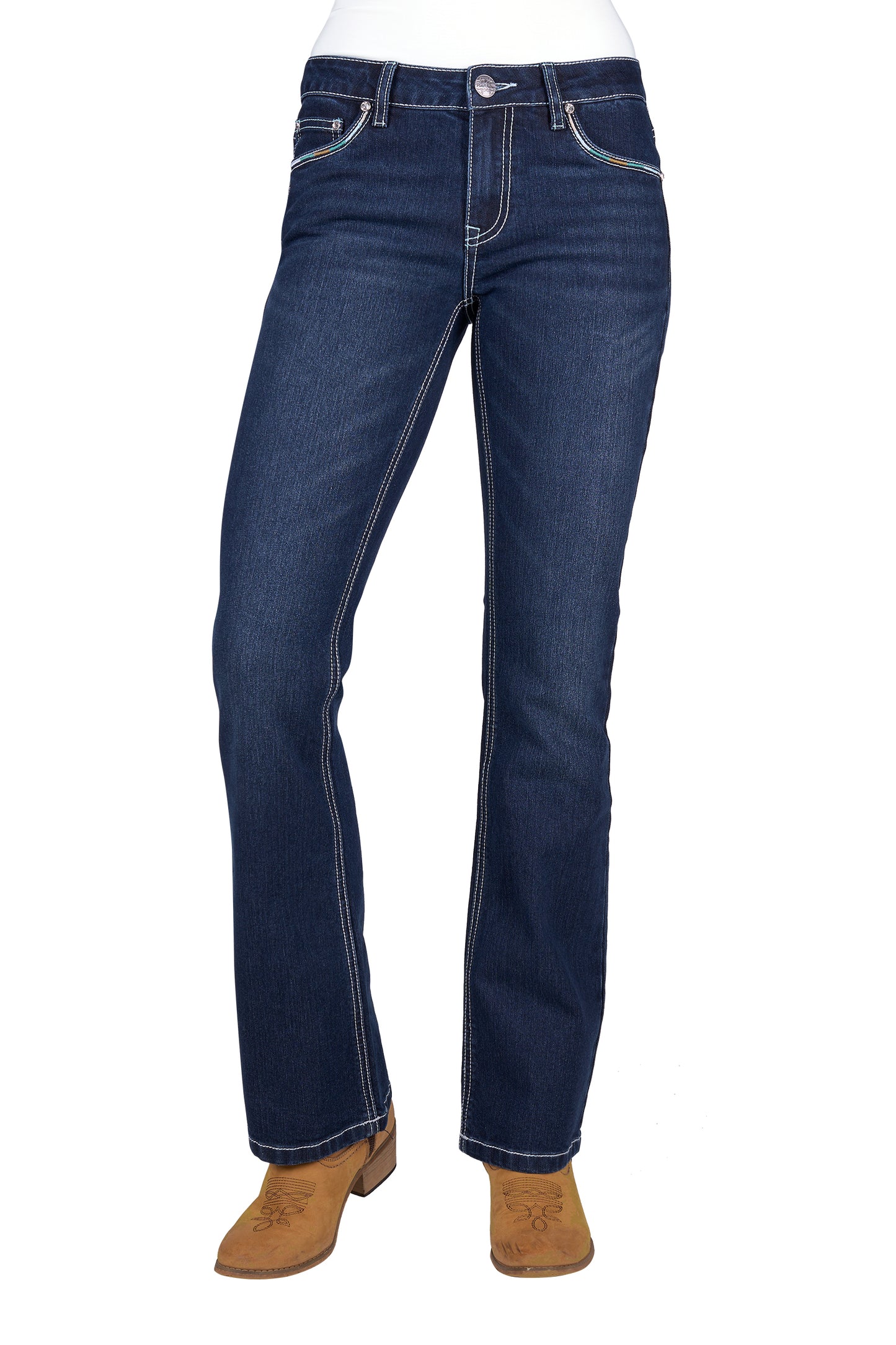 Pure Western Meg Boot Cut Jean 32 Leg