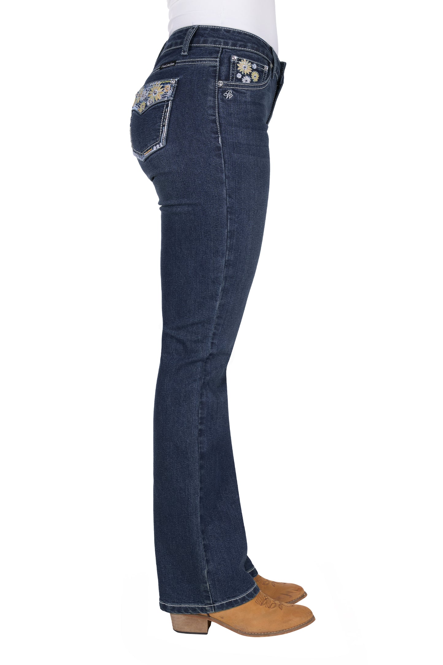 Pure Western Women's Jay Boot Cut Jean 32L