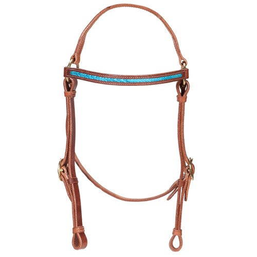 Fort Worth Barcoo Bridle w/Turquoise 3/4"