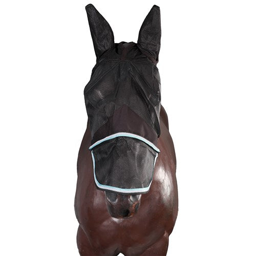 Kool Master PVC Shade Mesh Fly Mask - Turquoise