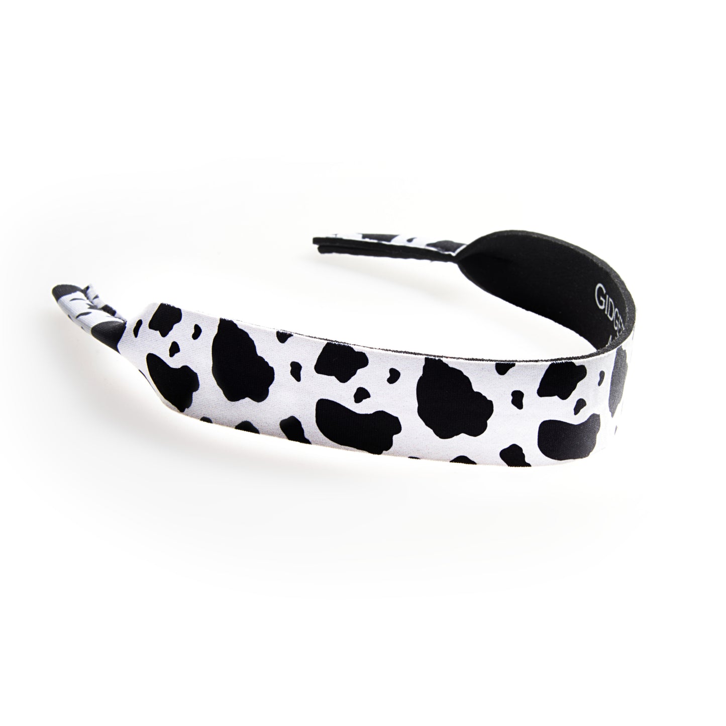 Gidgee Eyes Sunglass Strap -Black and White Cow Pattern