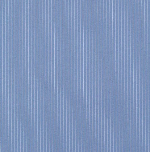 Just Country Women's Frills Full Button Print Work Shirt Cornflower Blue Pinstripe