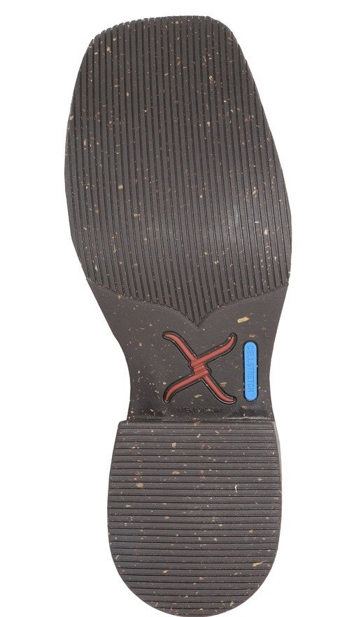 Twisted X Womens 11" Tech X2 Boots Chocolate Truffle/Pink/Blue