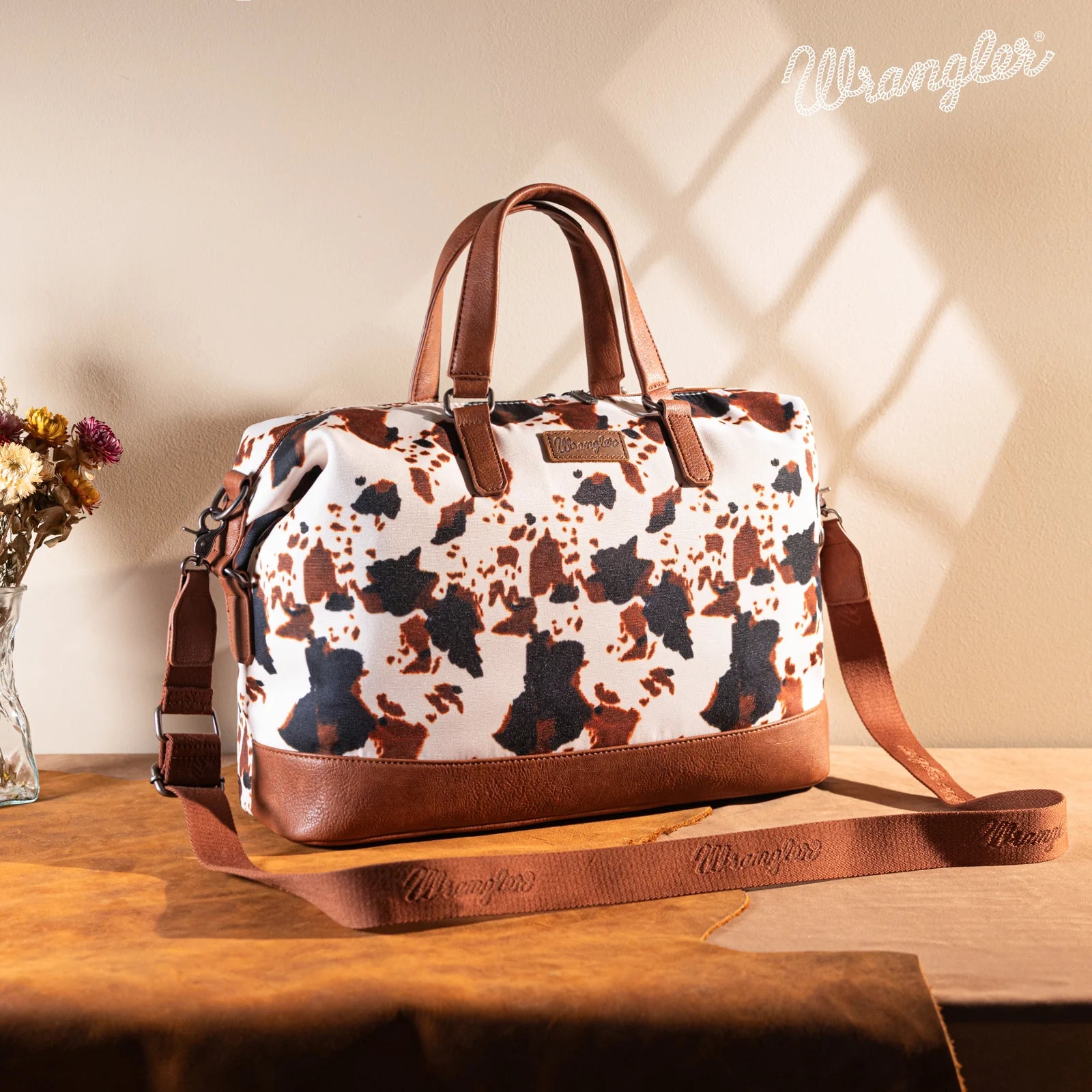 Cow print weekender bag hotsell